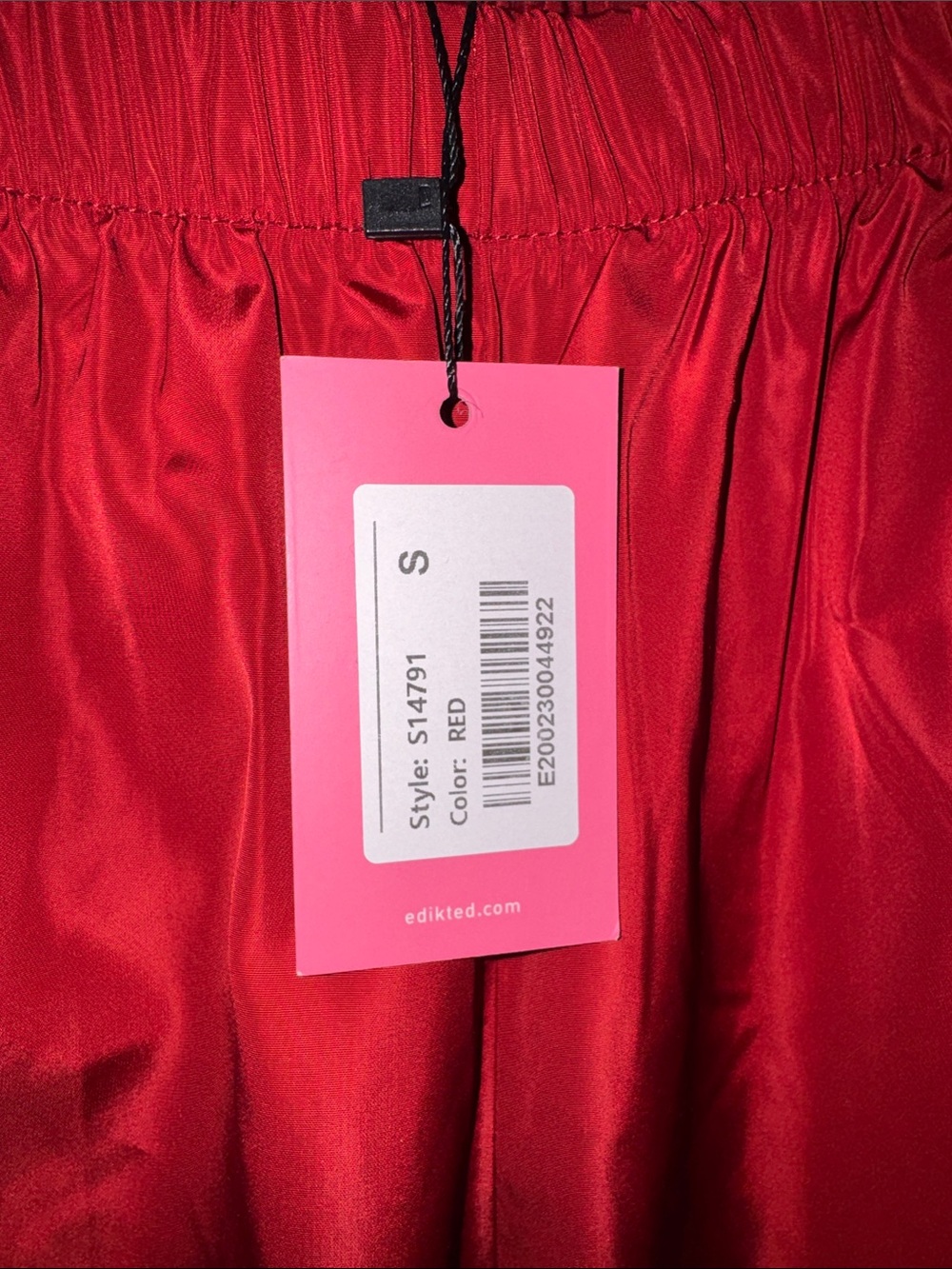 Edikted Remy Bow Ribbon Track Pants - Picture 4 of 9